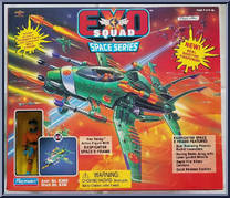 Kaz Takagi (with ExoFighter Space E-Frame) from Exosquad - Space E-Frames manufactured by Playmates [Front]