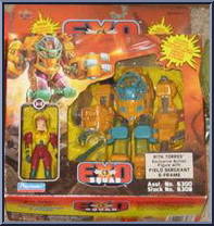 Rita Torres (with Field Sergeant E-Frame) from Exosquad - E-Frames manufactured by Playmates [Front]