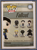 Vault Dweller (Male) (Mentats) from Fallout - Pop! Vinyl Figures manufactured by Funko [Back]