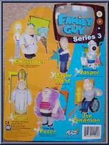 Mayor West from Family Guy - Series 3 manufactured by Mezco [Back]
