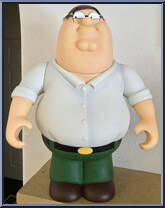 Peter (Deluxe Talking) from Family Guy - Deluxe Talking manufactured by Mezco [Loose]
