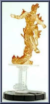 Human Torch (Yellow) from Fantastic Forces HeroClix - Basic Series manufactured by WizKids [Loose]