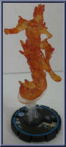 Human Torch (Blue) from Fantastic Forces HeroClix - Basic Series manufactured by WizKids [Loose]