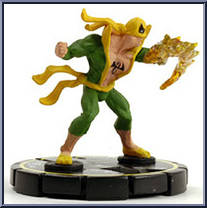 Iron Fist (Yellow) from Fantastic Forces HeroClix - Basic Series manufactured by WizKids [Loose]