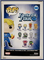 Human Torch (Glows in the Dark) (Specialty Series) from Fantastic Four - Pop! Vinyl Figures manufactured by Funko [Back]