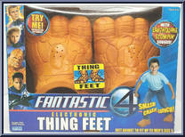 Thing Feet from Fantastic Four - Movie - Role Playing manufactured by Toy Biz [Front]