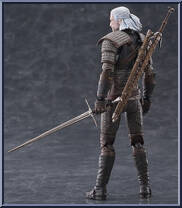 Geralt of Rivia from Figma - Witcher 3 manufactured by Max Factory [Loose]