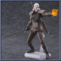 Geralt of Rivia from Figma - Witcher 3 manufactured by Max Factory [Loose]