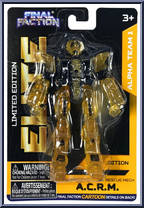 A.C.R.M. from Final Faction - Alpha Team 1 - Gold Elite manufactured by Greenbrier [Front]