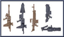 Heavy Arms (Weapons Pack) from Final Faction - Alpha Team 1 - Accessories manufactured by Greenbrier [Loose]