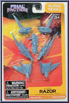 Razor (A.C.R.M.) from Final Faction - Alpha Team 1 - Accessories manufactured by Greenbrier [Front]