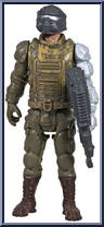 Steadfast (Master Sergeant) from Final Faction - Alpha Team 1 manufactured by Greenbrier [Loose]