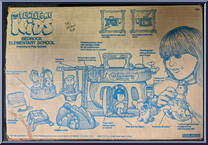 Bedrock Elementary School from Flintstone Kids - Accessories manufactured by Coleco [Back]