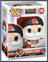 Browns Santa from Football - Holiday Pop! manufactured by Funko [Front]