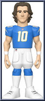 Justin Herbert (Blue Jersey) (Chargers) from Football - Vinyl Gold - 12" Scale manufactured by Funko [Loose]
