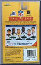Barry Sanders from Football Headliners - Throwbacks manufactured by Corinthian [Back]
