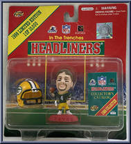 Brett Favre from Football Headliners - In the Trenches manufactured by Corinthian [Front]