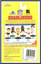 Drew Bledsoe from Football Headliners - Throwbacks manufactured by Corinthian [Back]