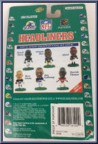 Eddie George from Football Headliners - 1998 Season manufactured by Corinthian [Back]