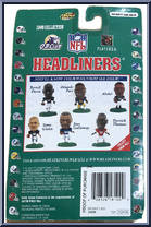 Eddie Kennison from Football Headliners - 1998 Season manufactured by Corinthian [Back]