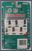 Eric Swann from Football Headliners - 1998 Season manufactured by Corinthian [Back]