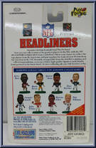 Jeff George from Football Headliners - 1996 Season manufactured by Corinthian [Back]