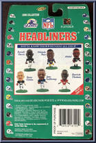 John Elway from Football Headliners - 1998 Season manufactured by Corinthian [Back]