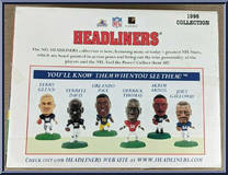 Rising Stars from Football Headliners - 1998 Season manufactured by Corinthian [Back]
