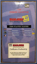 Warrick Dunn from Football Headliners - XL manufactured by Corinthian [Back]