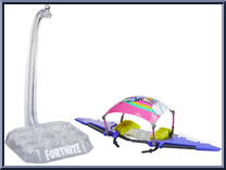Llamacorn Express Glider from Fortnite - Gliders manufactured by Hasbro [Loose]