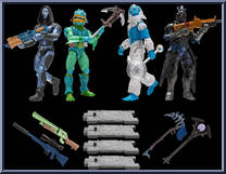 Squad Mode (Trog / Moisty Merman / Omen / Ravage) Action Figure