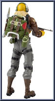 Raptor from Fortnite (McFarlane) - Basic Series manufactured by McFarlane Toys [Loose]