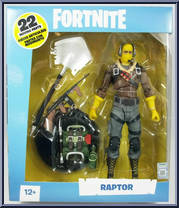 Raptor from Fortnite (McFarlane) - Basic Series manufactured by McFarlane Toys [Front]