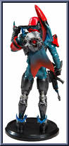 Vendetta from Fortnite (McFarlane) - Basic Series manufactured by McFarlane Toys [Loose]
