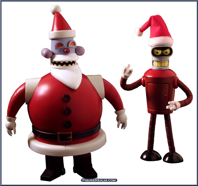 Santa Bender / Santa Claus - Futurama - Exclusives - Toynami Action Figure