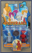 Bender / Robot Devil from Futurama - I-Men manufactured by Toynami [Front]