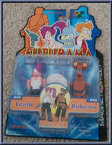 Leela / Roberto from Futurama - I-Men manufactured by Toynami [Front]