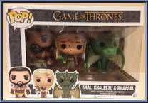 Khal / Khaleesi / Rhaegal from Game of Thrones - Pop! Sets manufactured by Funko [Front]