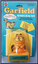 I Hate Cute from Garfield - Wisecracks manufactured by Mattel [Front]