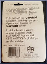 Garfield (Roller Skates) from Garfield - Sports manufactured by Dakin [Back]