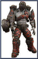 Grenadier Flame Thrower from Gears of War - Series 4 manufactured by Neca [Loose]