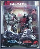 Marcus Fenix vs Locust Drone Action Figure