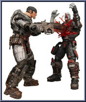 Marcus Fenix vs Locust Drone from Gears of War - 2-Packs manufactured by Neca [Loose]