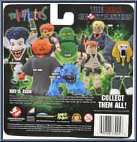 Ray / Egon from Ghostbusters - Minimates - Toys R Us - Real Ghostbusters - Series 1 manufactured by Diamond Select [Back]