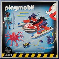 Aqua Scooter (with Zeddemore) from Ghostbusters - Basic Series manufactured by Playmobil [Back]