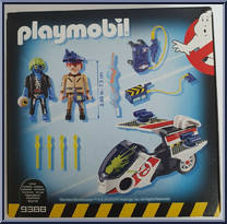 Skybike (with Stantz) from Ghostbusters - Basic Series manufactured by Playmobil [Back]