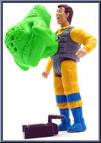 Peter Venkman (Ghoulgroan Ghost) from Ghostbusters - The Real - Screaming Heroes manufactured by Kenner [Loose]