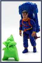 Winston Zeddmore (Splitting Ghost) from Ghostbusters - The Real - Power Pack Heroes manufactured by Kenner [Loose]