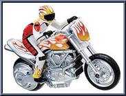 Johnny Blaze (Stunt Cycle) from Ghost Rider - Movie - Deluxe Figures manufactured by Hasbro [Loose]