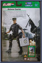 Defense Courier from G.I. Joe - A Real American Hero - 12" Scale manufactured by Hasbro [Back]